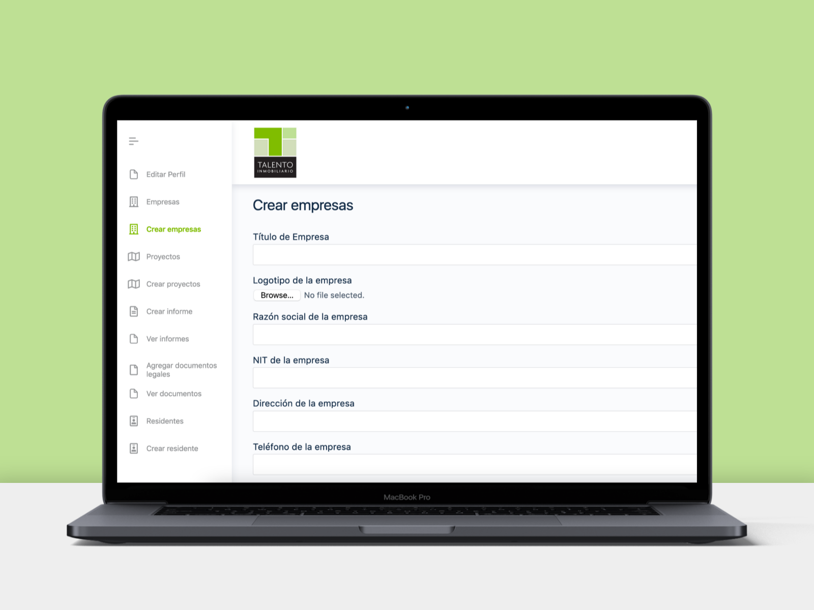 App gestión de informes