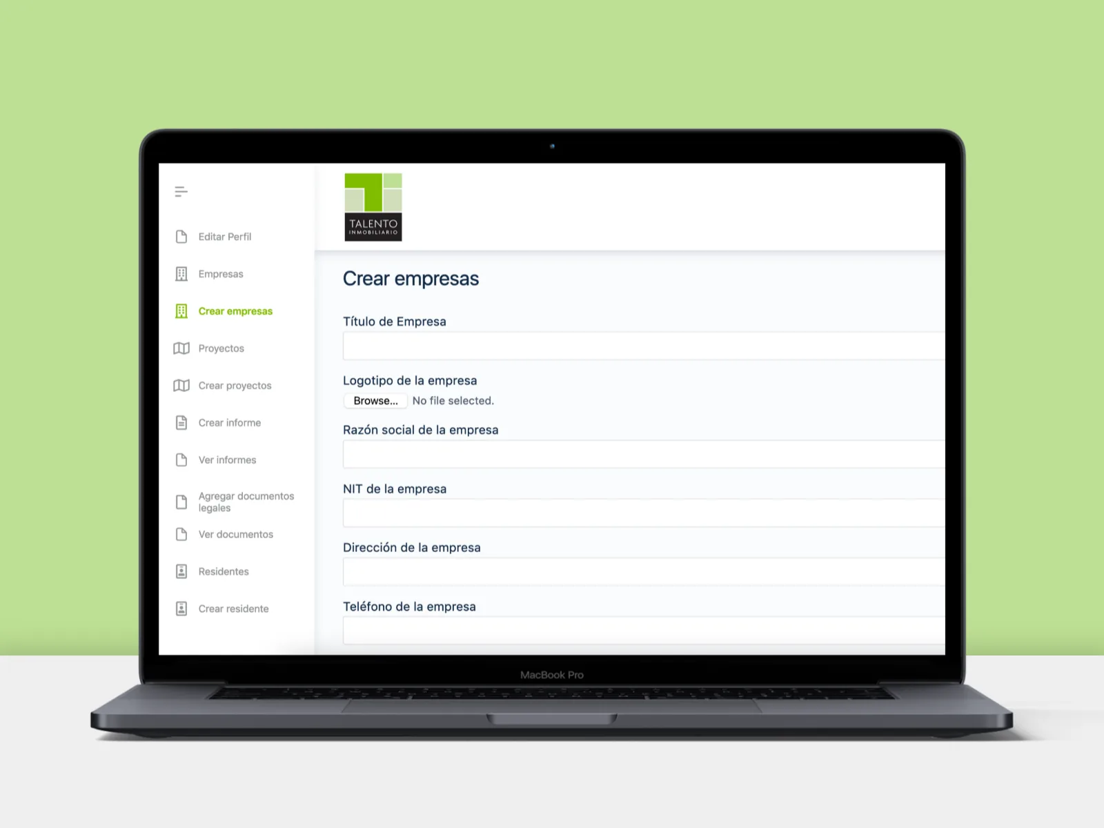 App gestión de informes